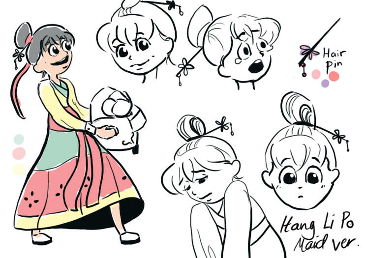 character colour concept